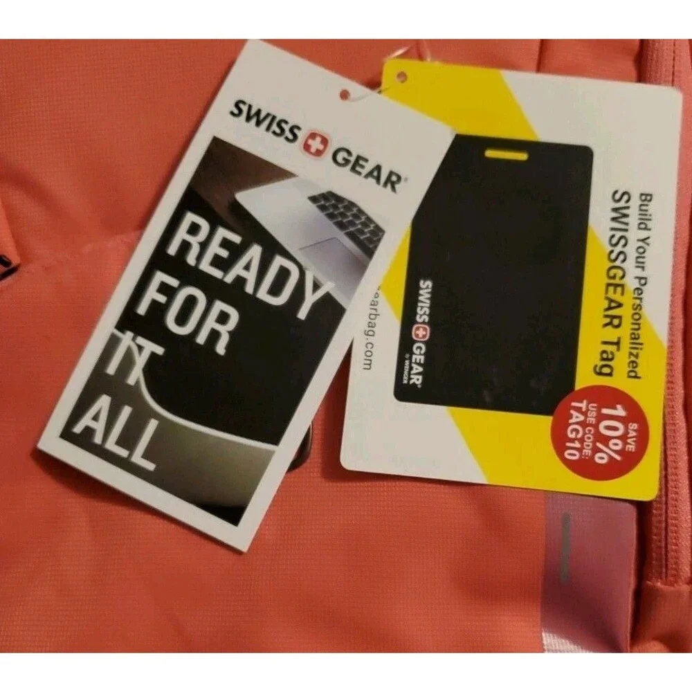 SwissGear 8117 Laptop Backpack, Pink, 17.75 Inches - Picture 2 of 10